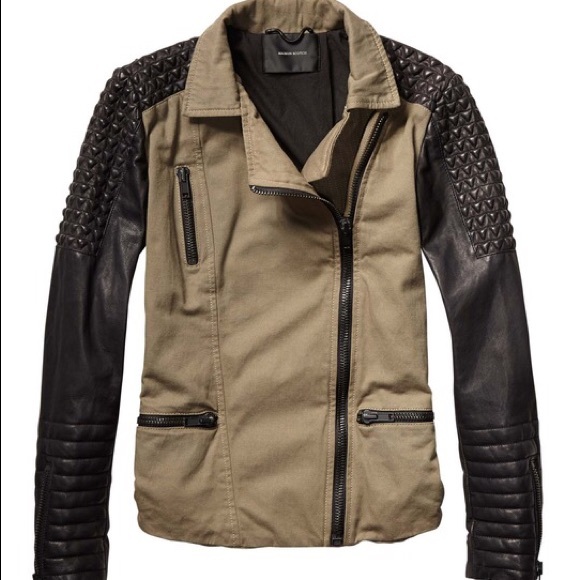 Maison Scotch Jackets & Blazers - Maison Scotch leather moto jacket. RESERVED